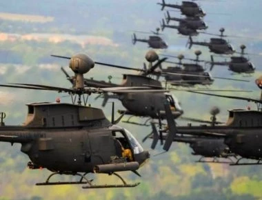 Δείτε τα OH-58D Kiowa Warrior - Το πρώτο ελικόπτερο είναι έτοιμο και βαμμένο με την ελληνική σημαία